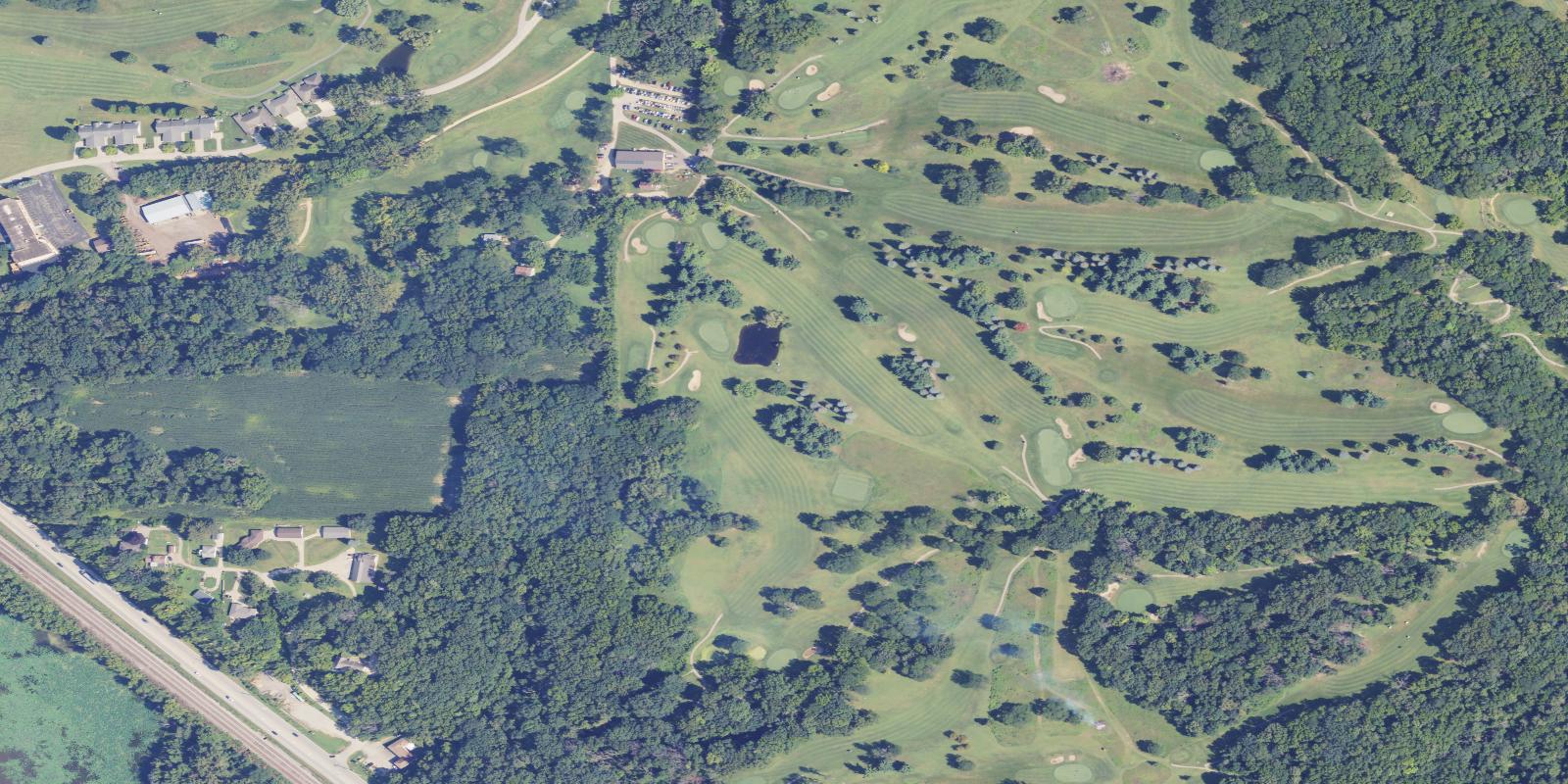 Satellite view of Lacoma Golf Course