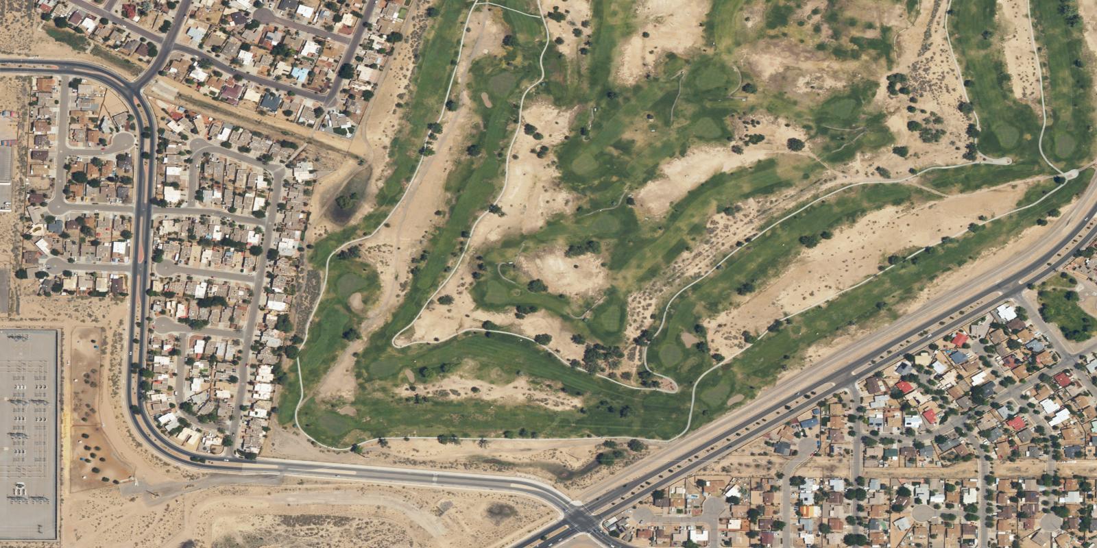 Satellite view of Ladera Golf Course Executive Course