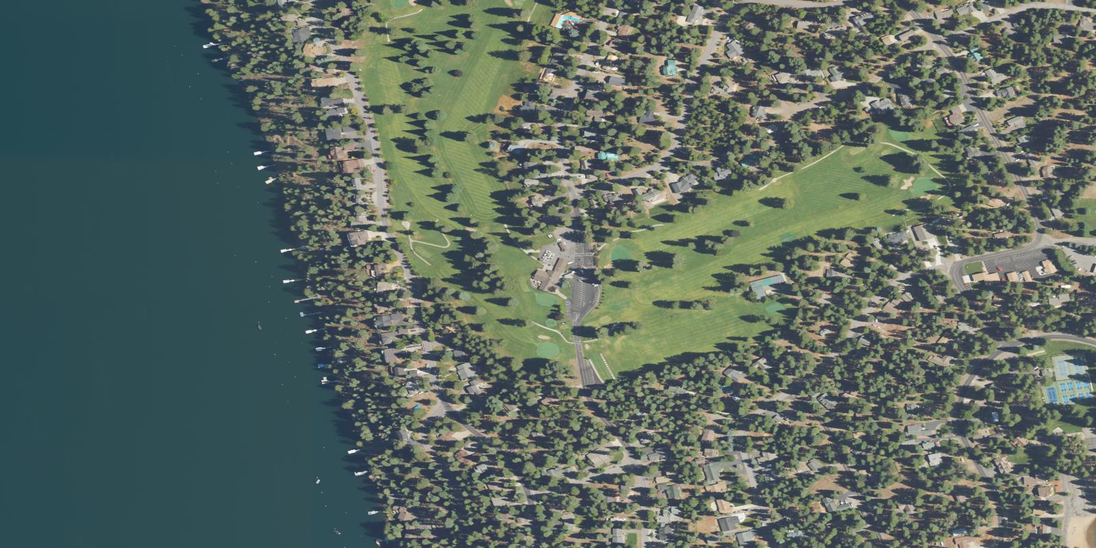 Satellite view of Lake Almanor Country Club
