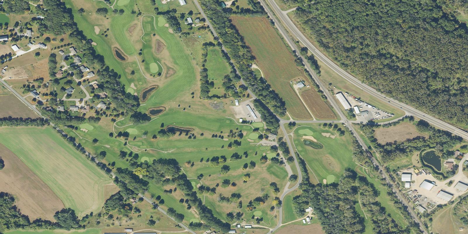 Satellite view of Lake City Golf