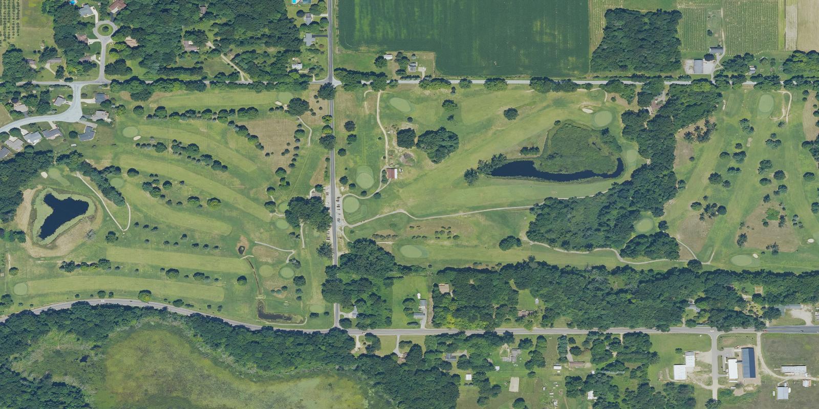 Satellite view of Lake Cora Hills