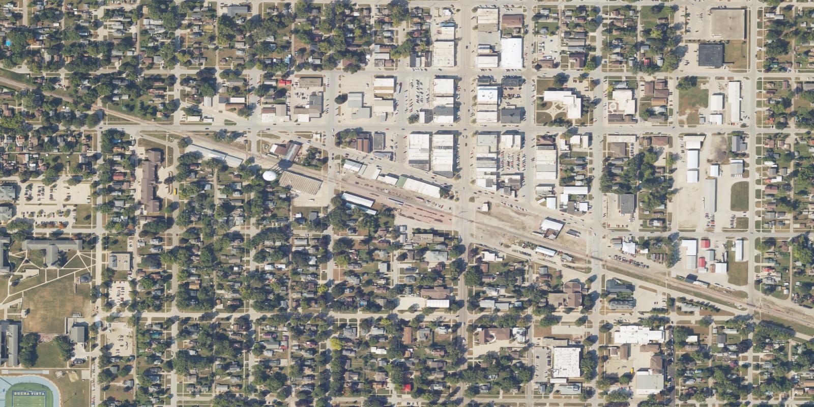 Satellite view of Lake Creek Country Club