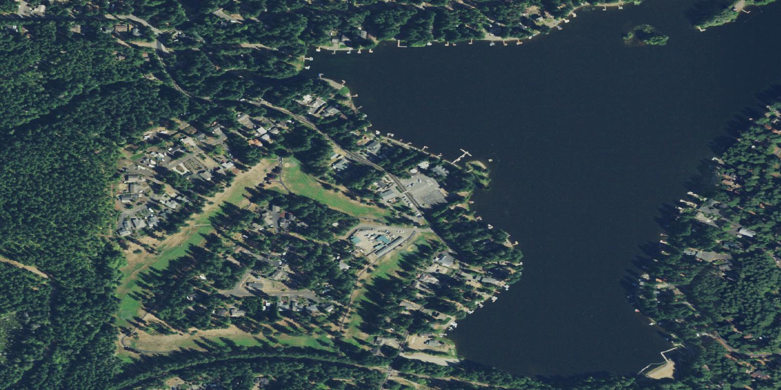 Satellite view of Lake Limerick Golf Club