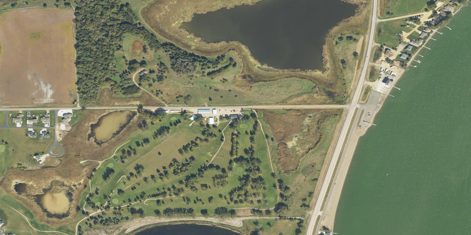 Satellite view of Lake Region Golf Club