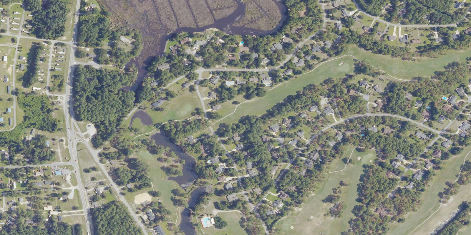 Satellite view of Lakes Pines At Star Hill Golf Country Club