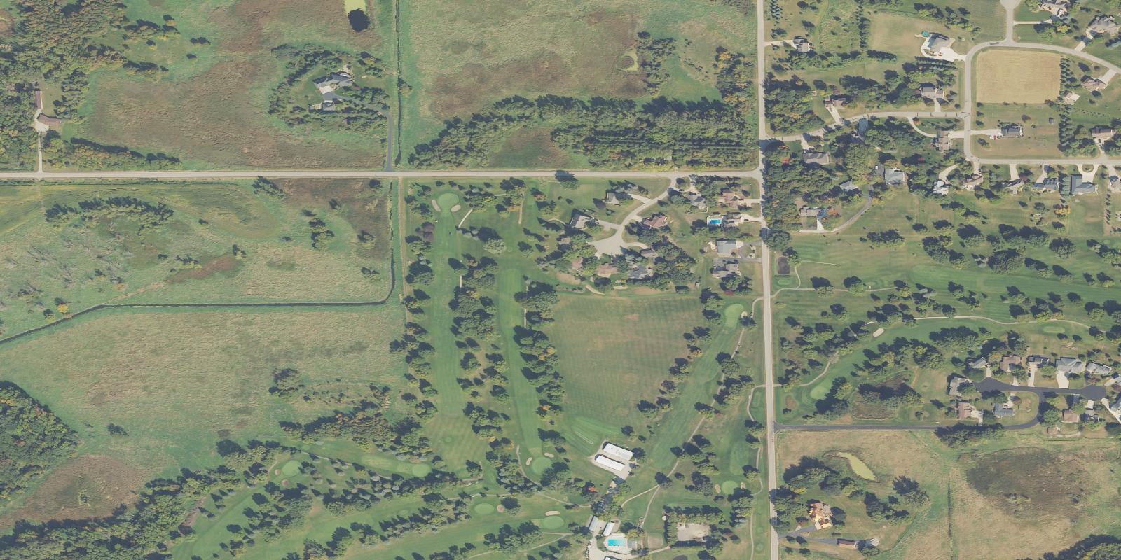 Satellite view of Lakeside Country Club