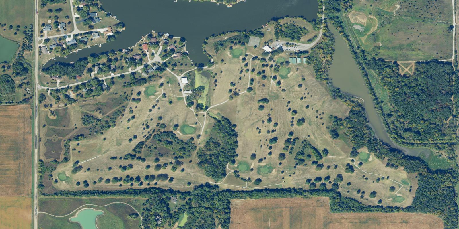 Satellite view of Lakeview Country Club