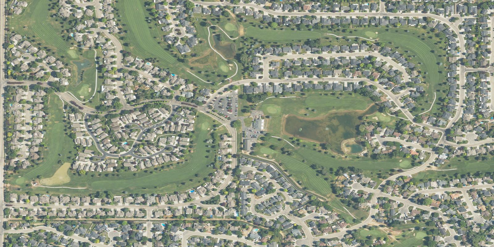 Satellite view of Lakeview Golf Club