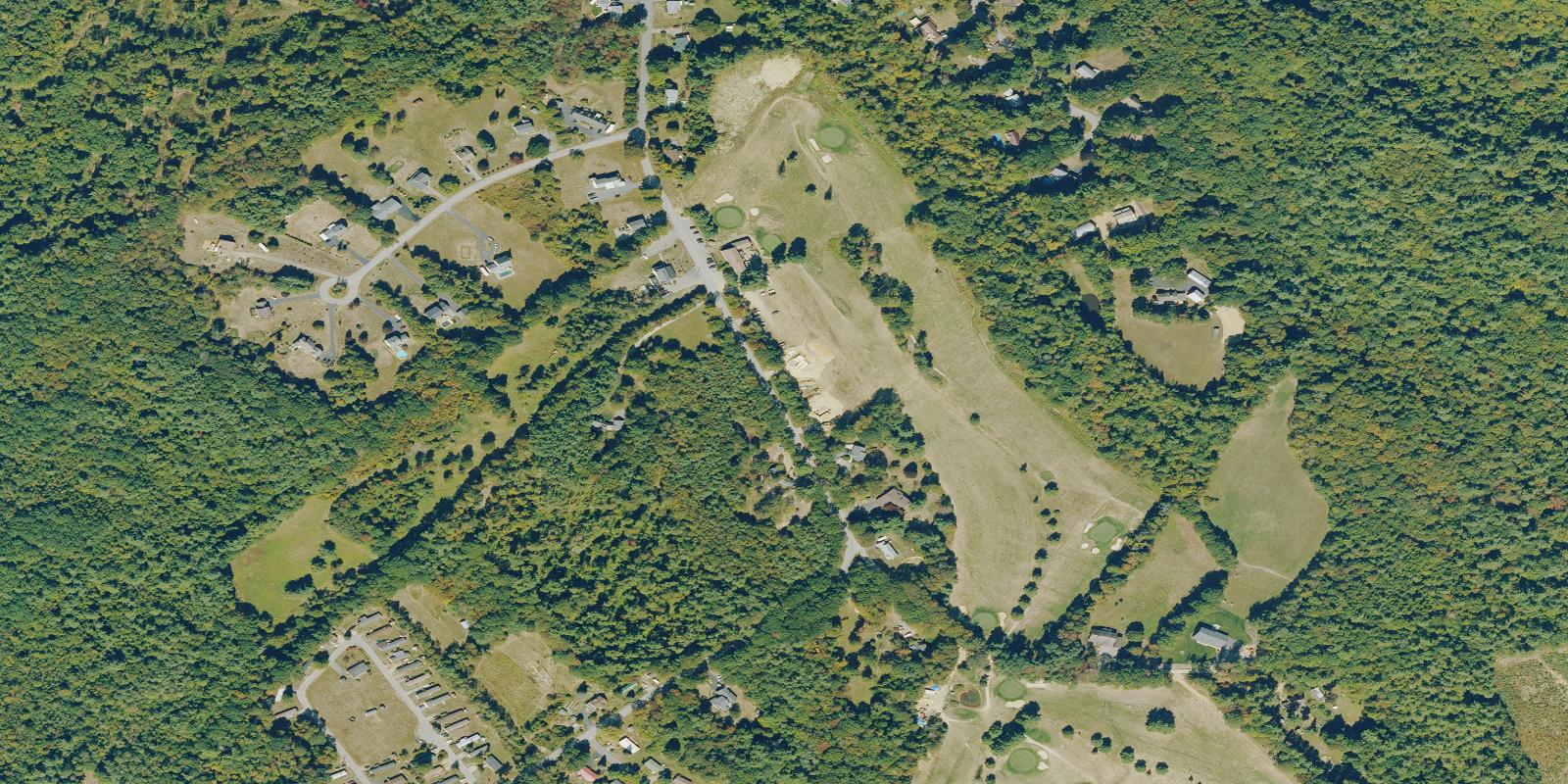 Satellite view of Lakeview Golf Course