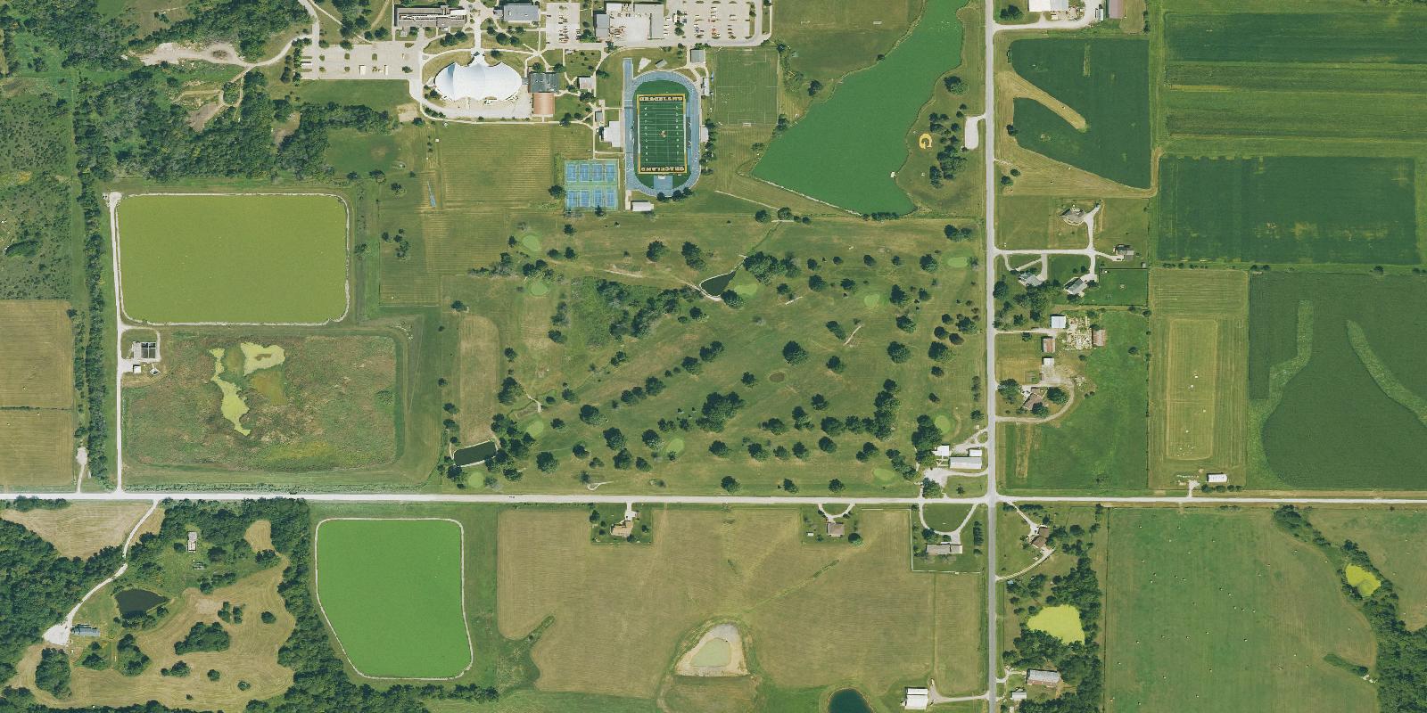 Satellite view of Lamoni Golf Club