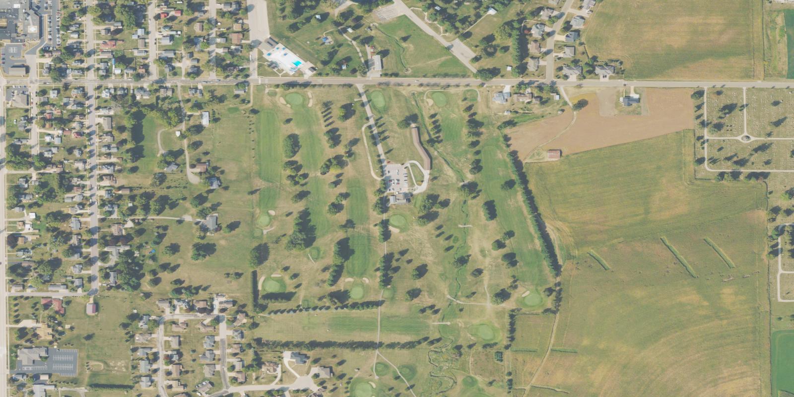 Satellite view of Lancaster Municipal Country Club