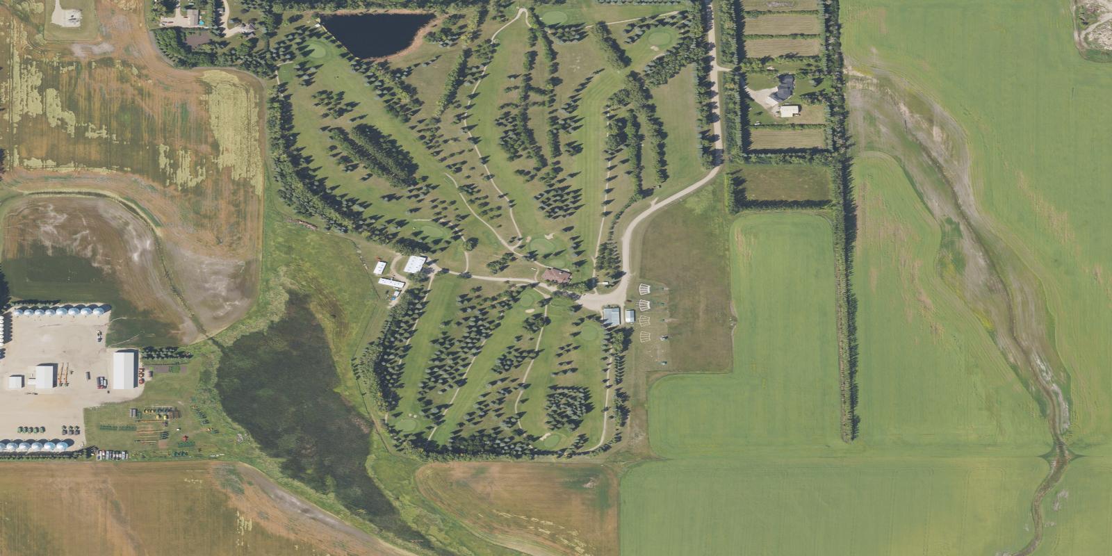 Satellite view of Langdon Country Club