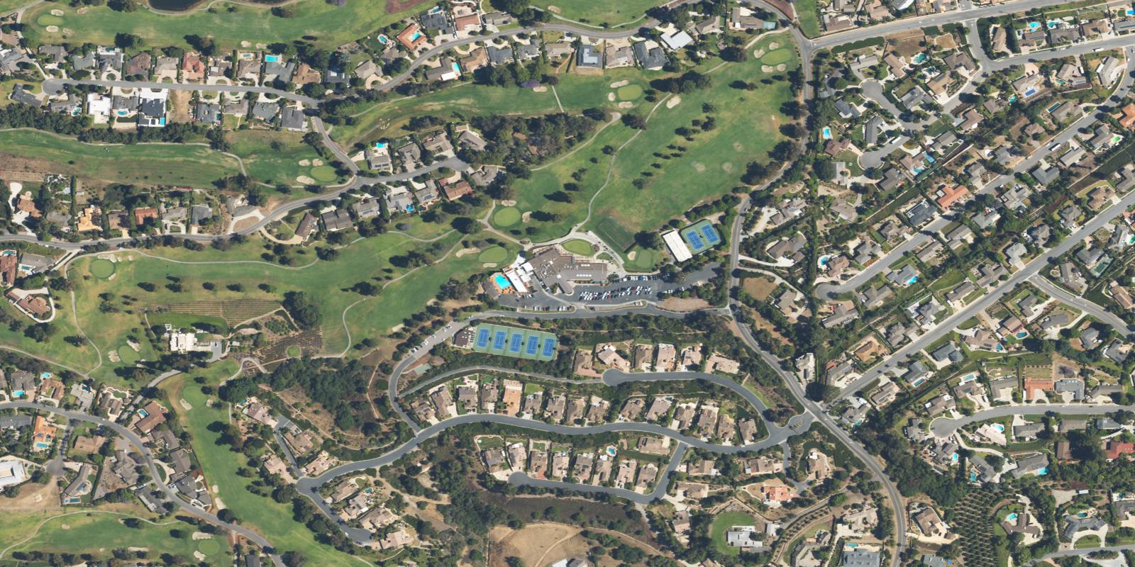 Satellite view of Las Posas Country Club