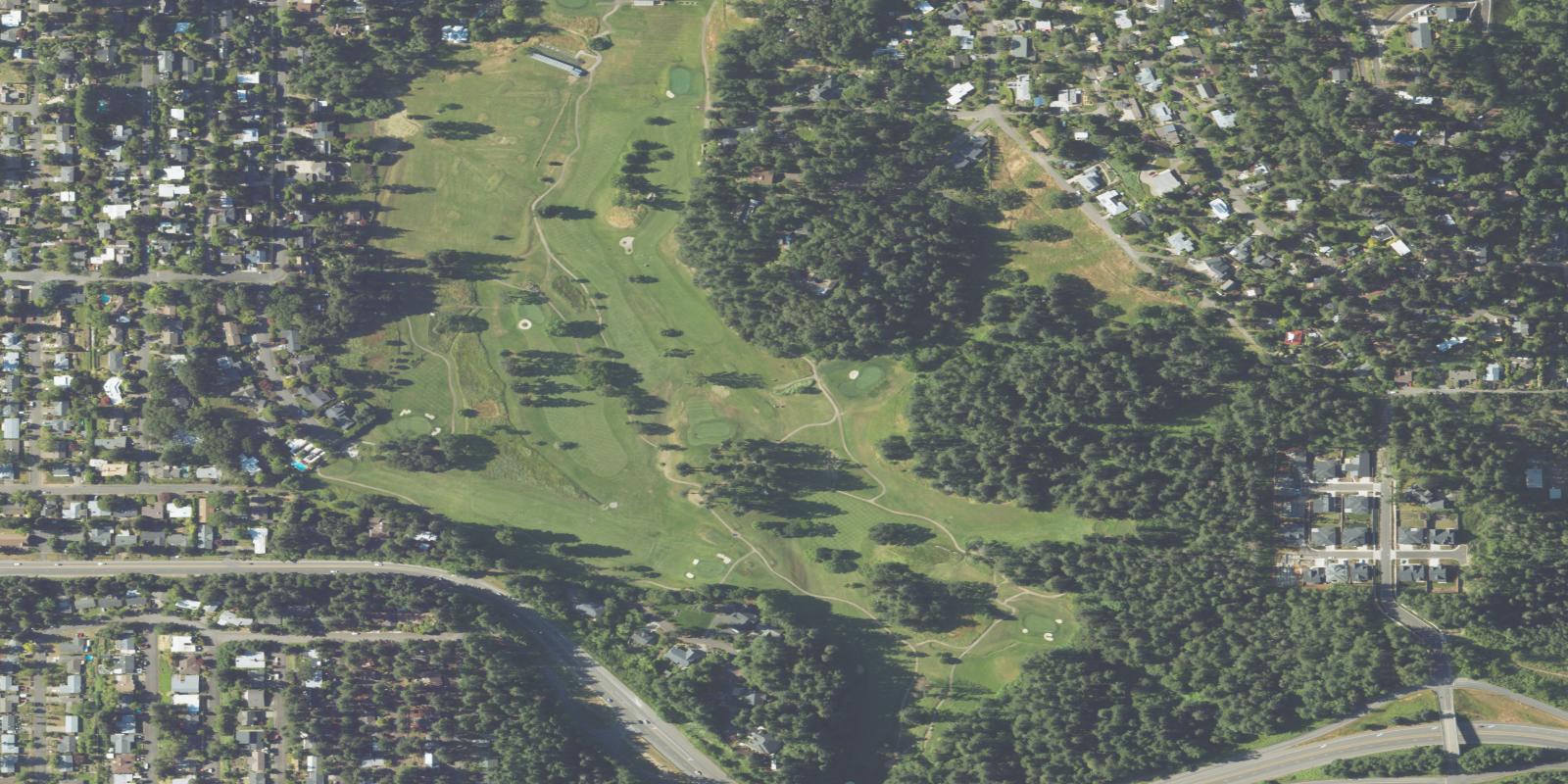 Satellite view of Laurelwood Golf Course