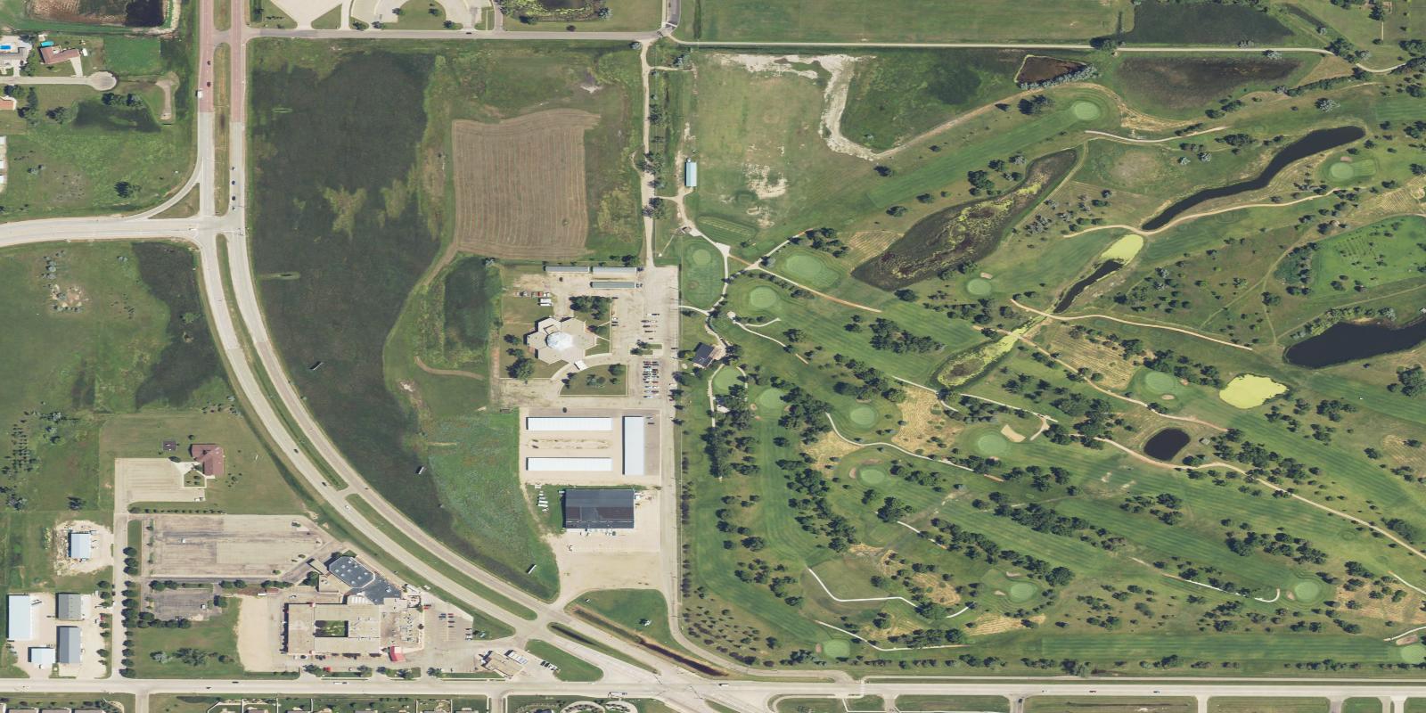 Satellite view of Lee Park Golf Course