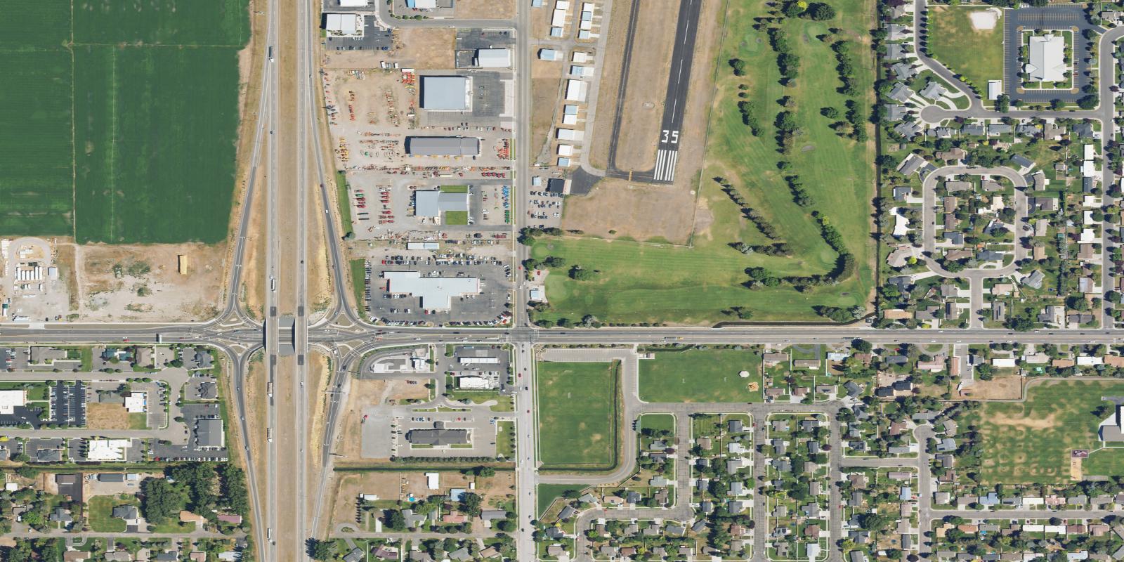 Satellite view of Legacy Golf Course - ID