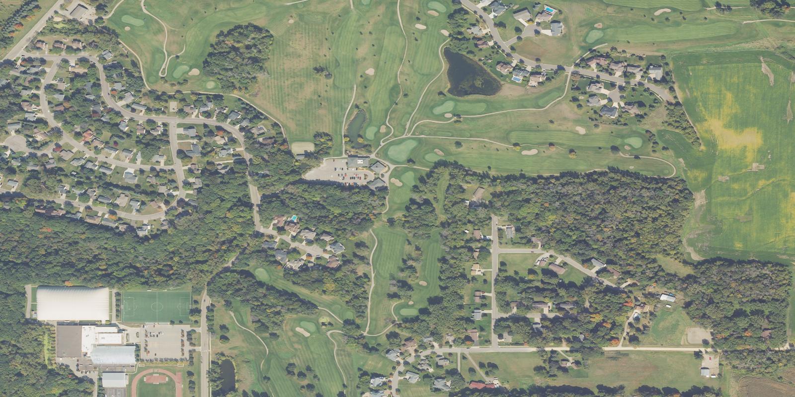 Satellite view of Legacy Golf Course