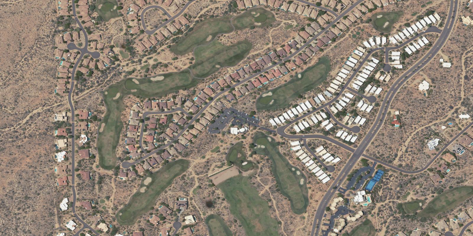 Satellite view of Legend Trail Golf Club