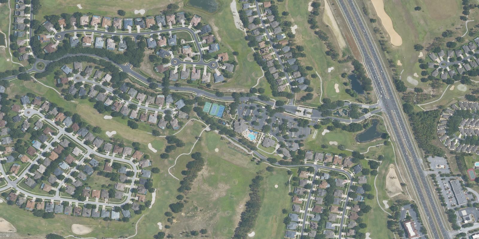 Satellite view of Legends Golf Country Club