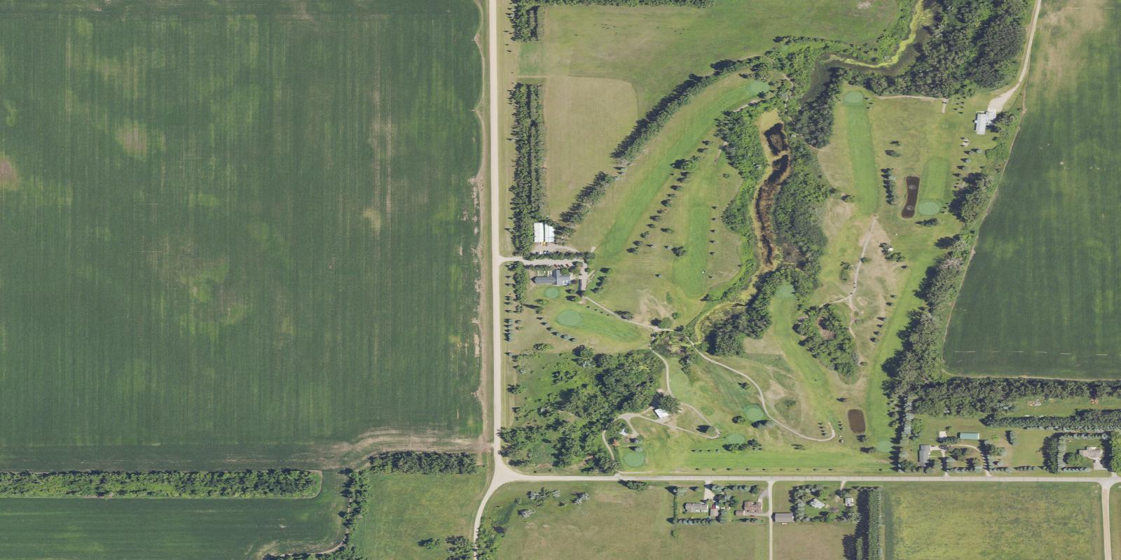 Satellite view of Leonard Golf Course