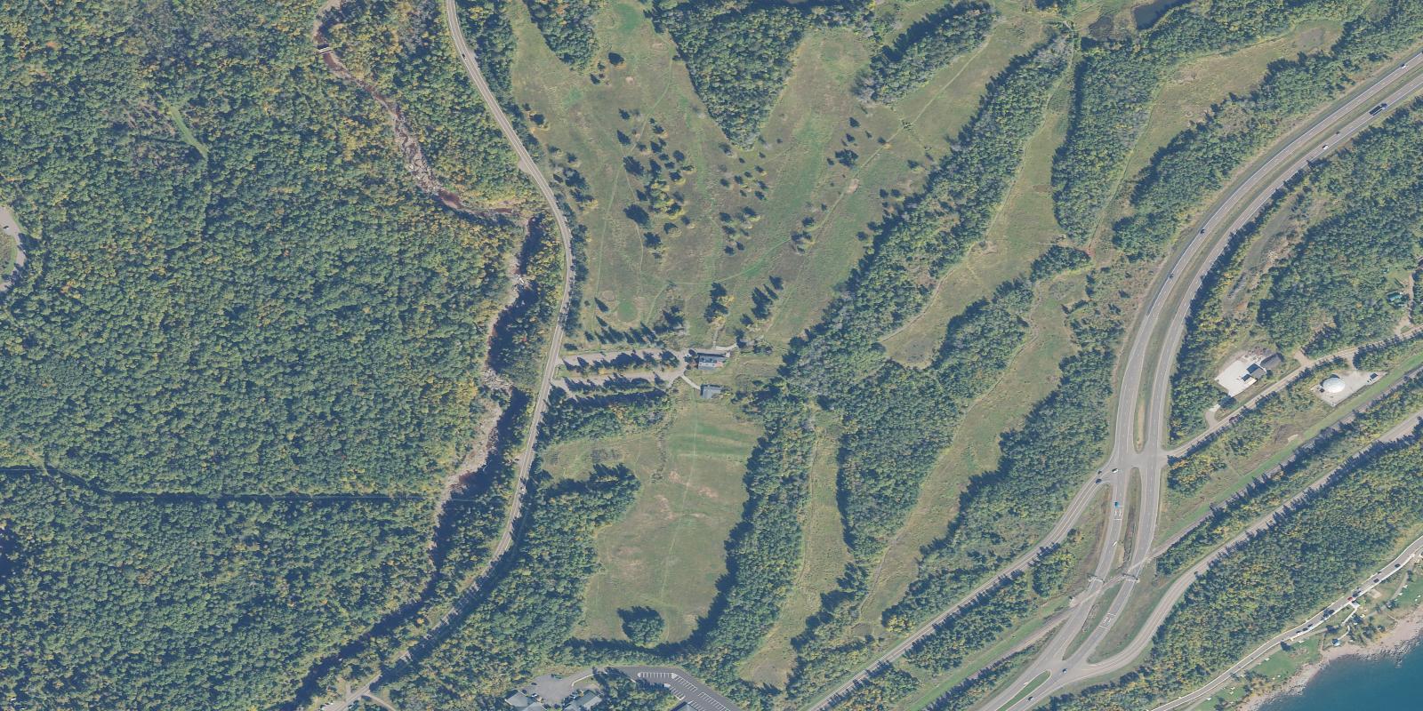 Satellite view of Lester Park Golf Course