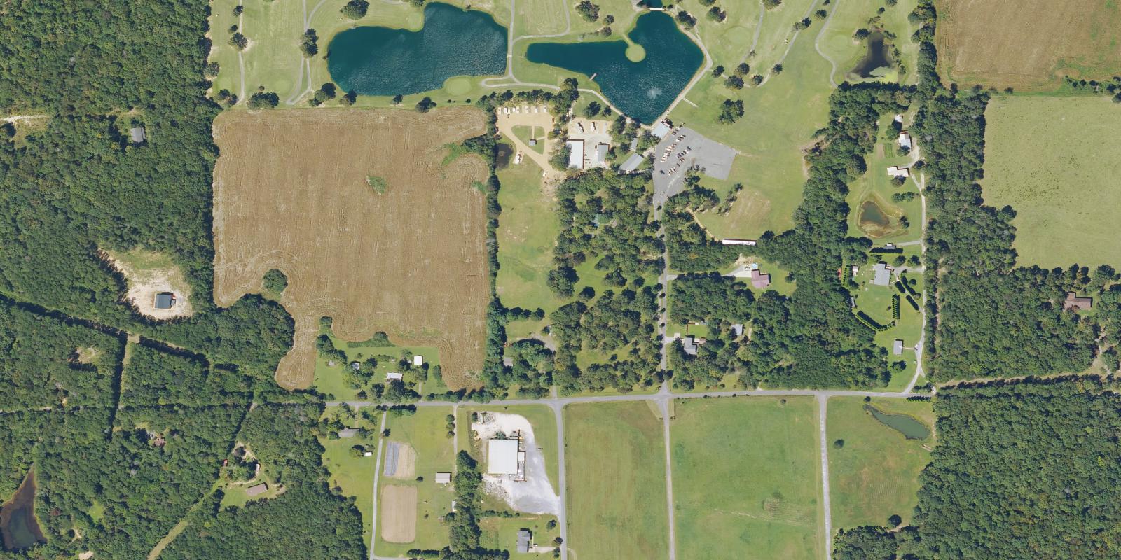 Satellite view of Lilmole Run Golf Course