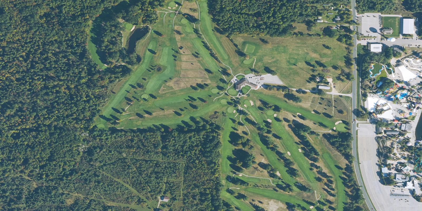 Satellite view of Lincoln Golf Course