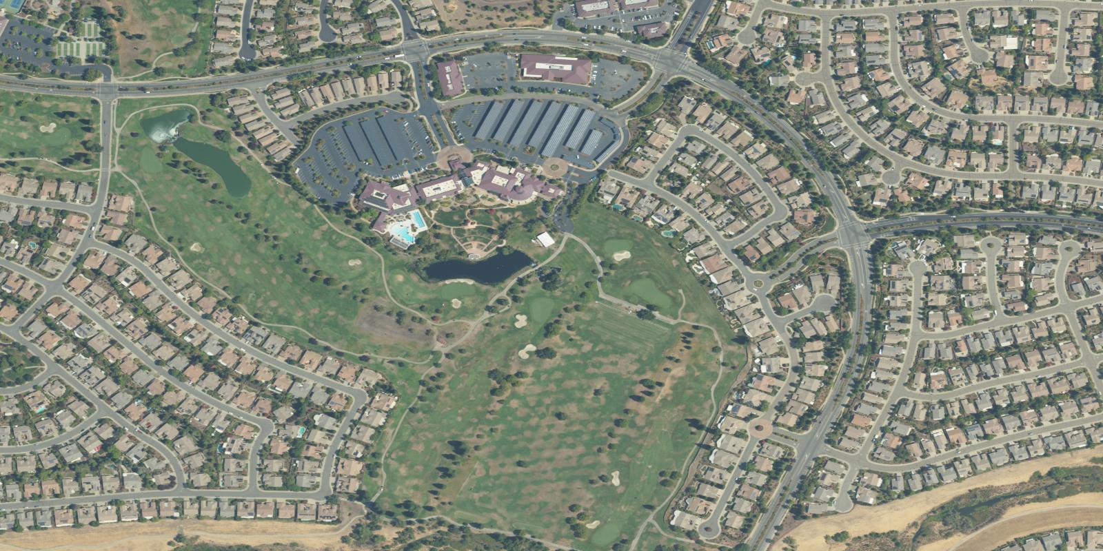 Satellite view of Lincoln Hills Golf Club - Hills