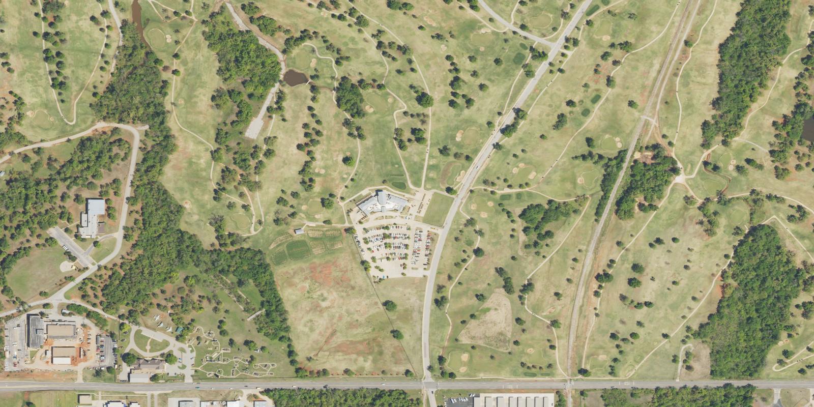 Satellite view of Lincoln Park Golf Course