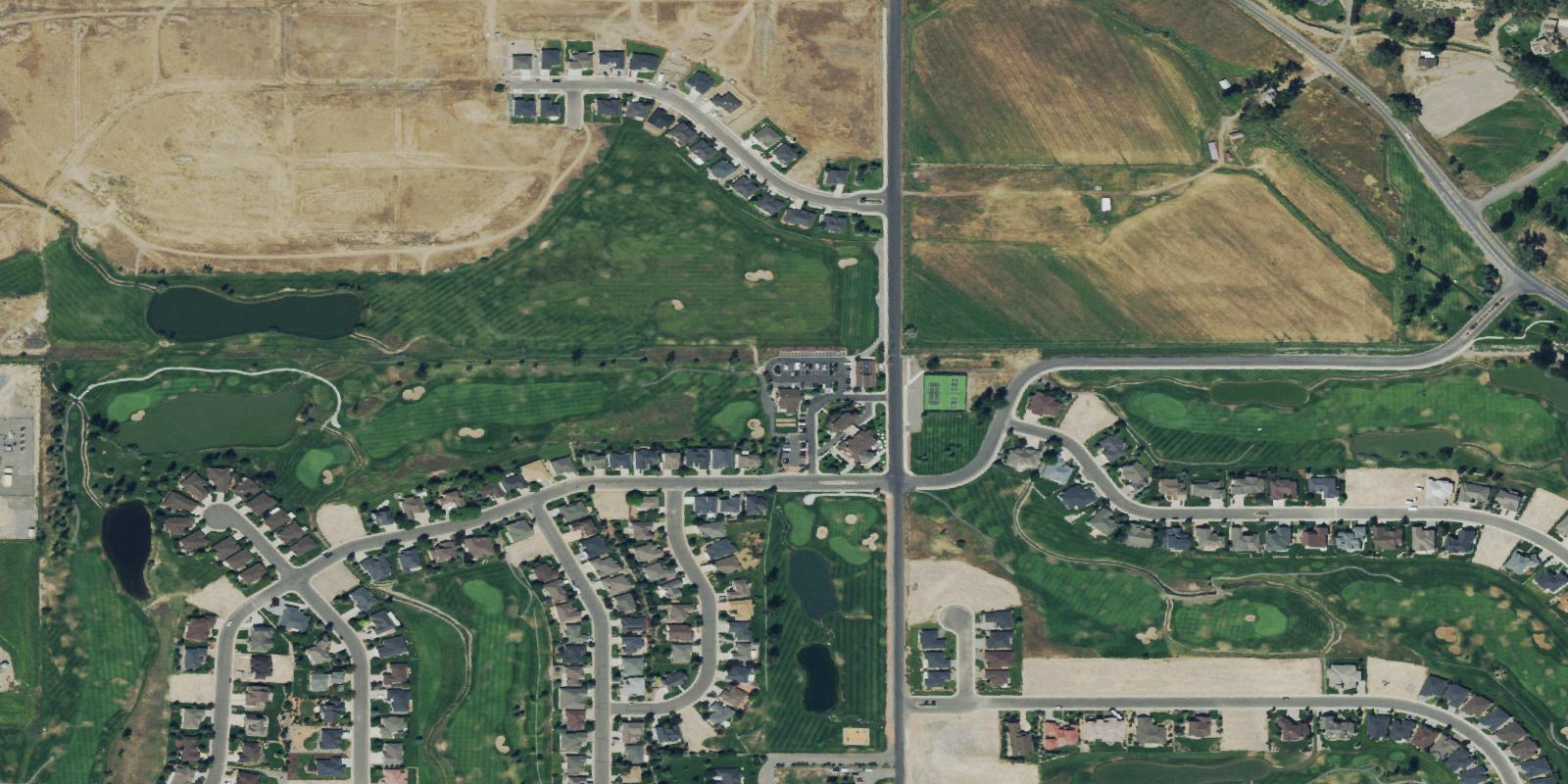 Satellite view of Links At Cobble Creek