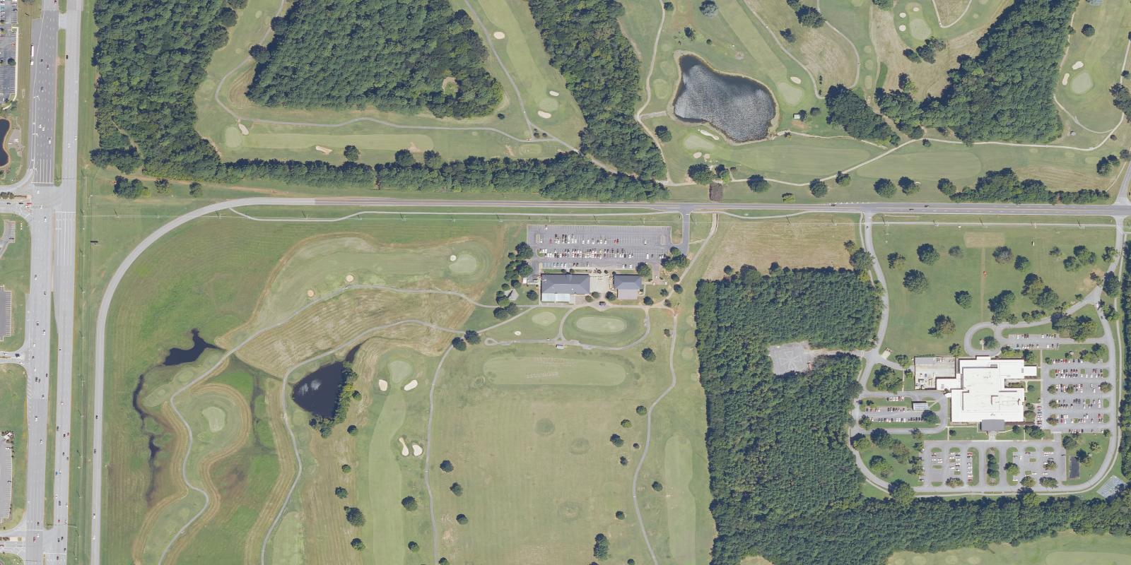 Satellite view of Links at Redstone Golf Course- Patriot Course