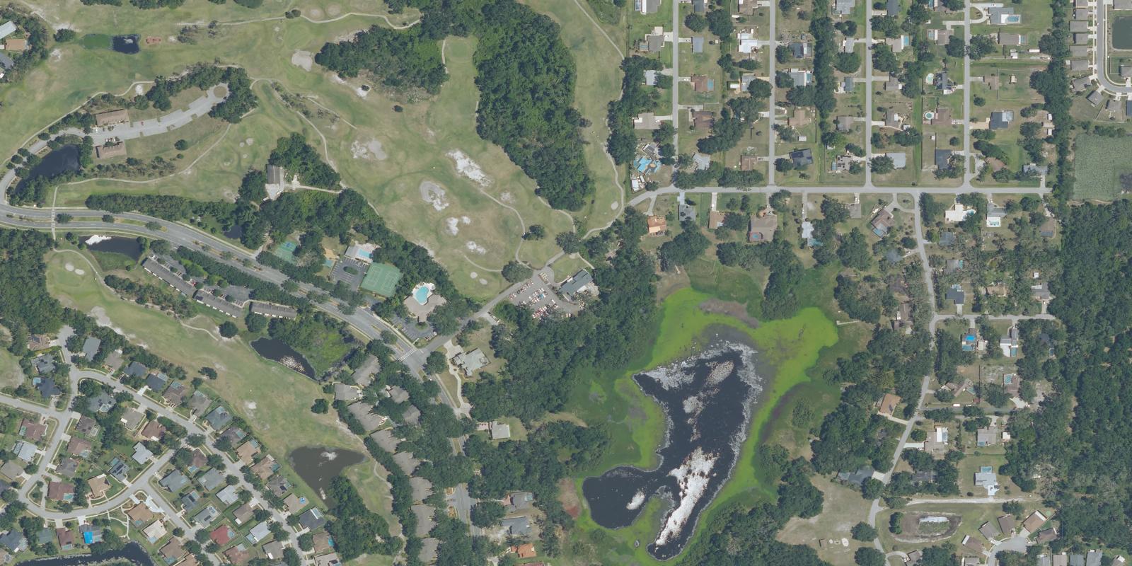 Satellite view of Links of Lake Bernadette