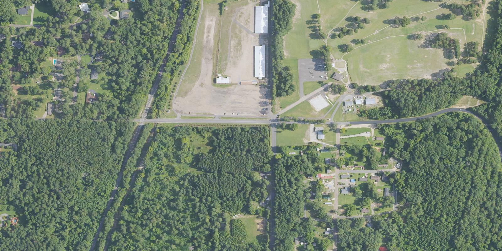 Satellite view of Lions Club Municipal Golf Course