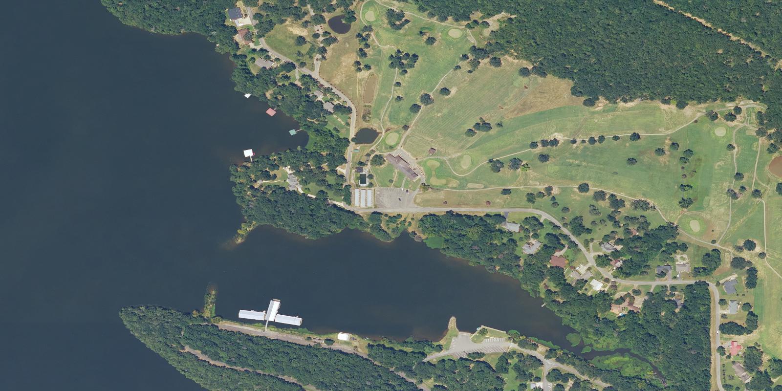 Satellite view of Lions Den Golf Club