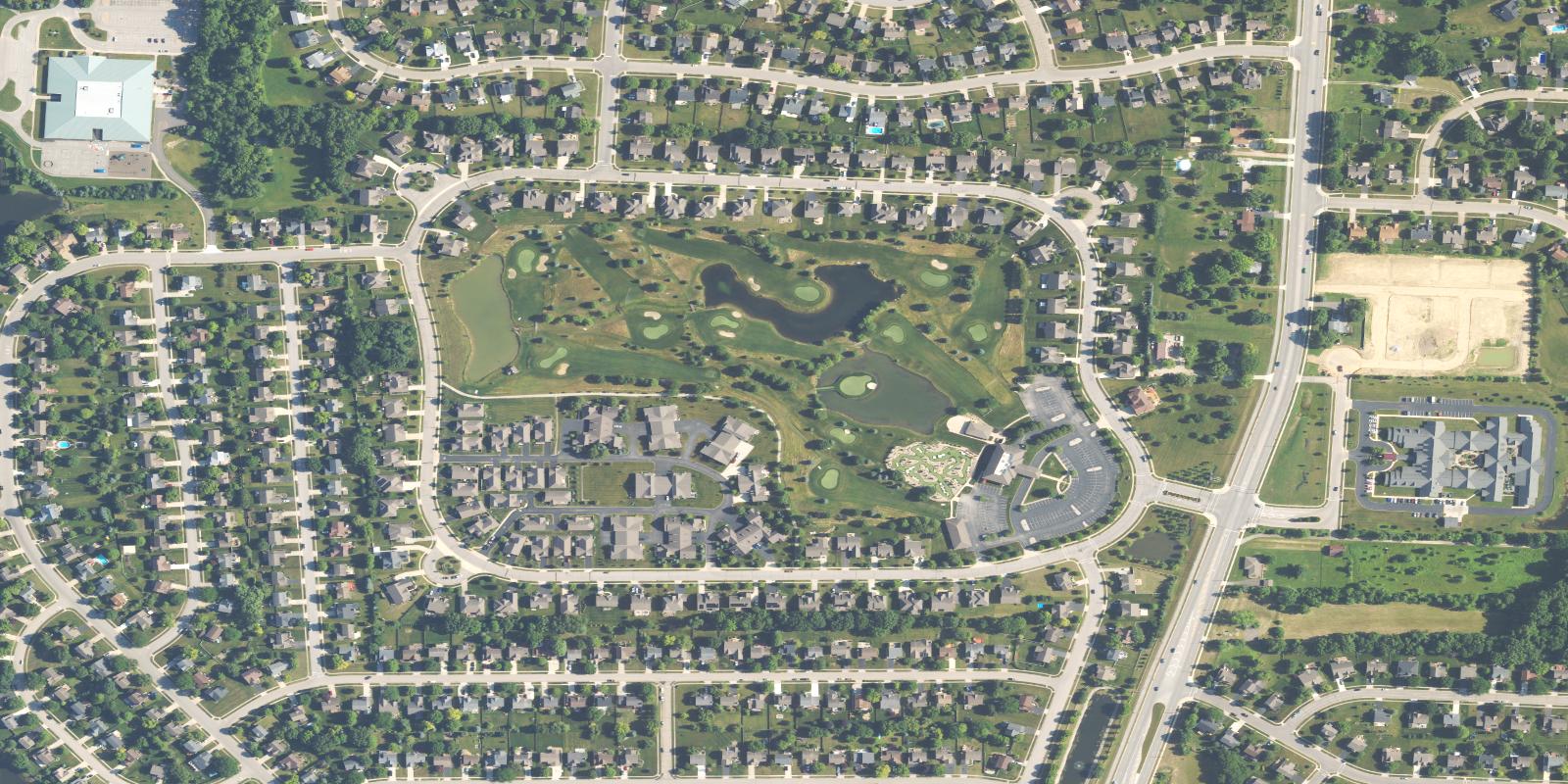 Satellite view of Little Bear Golf Club