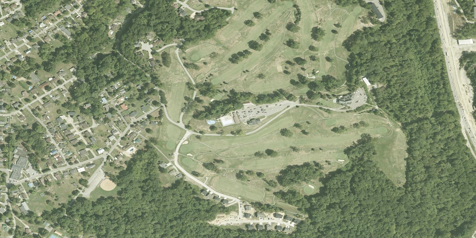 Satellite view of Little Creek Country Club