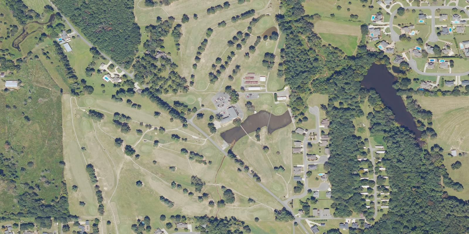 Satellite view of Little Lakes Golf Club