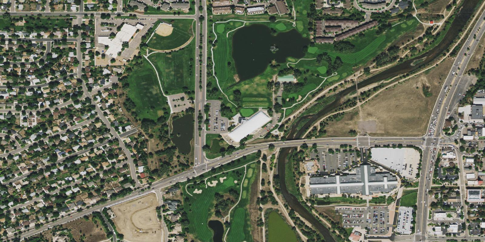 Satellite view of Littleton