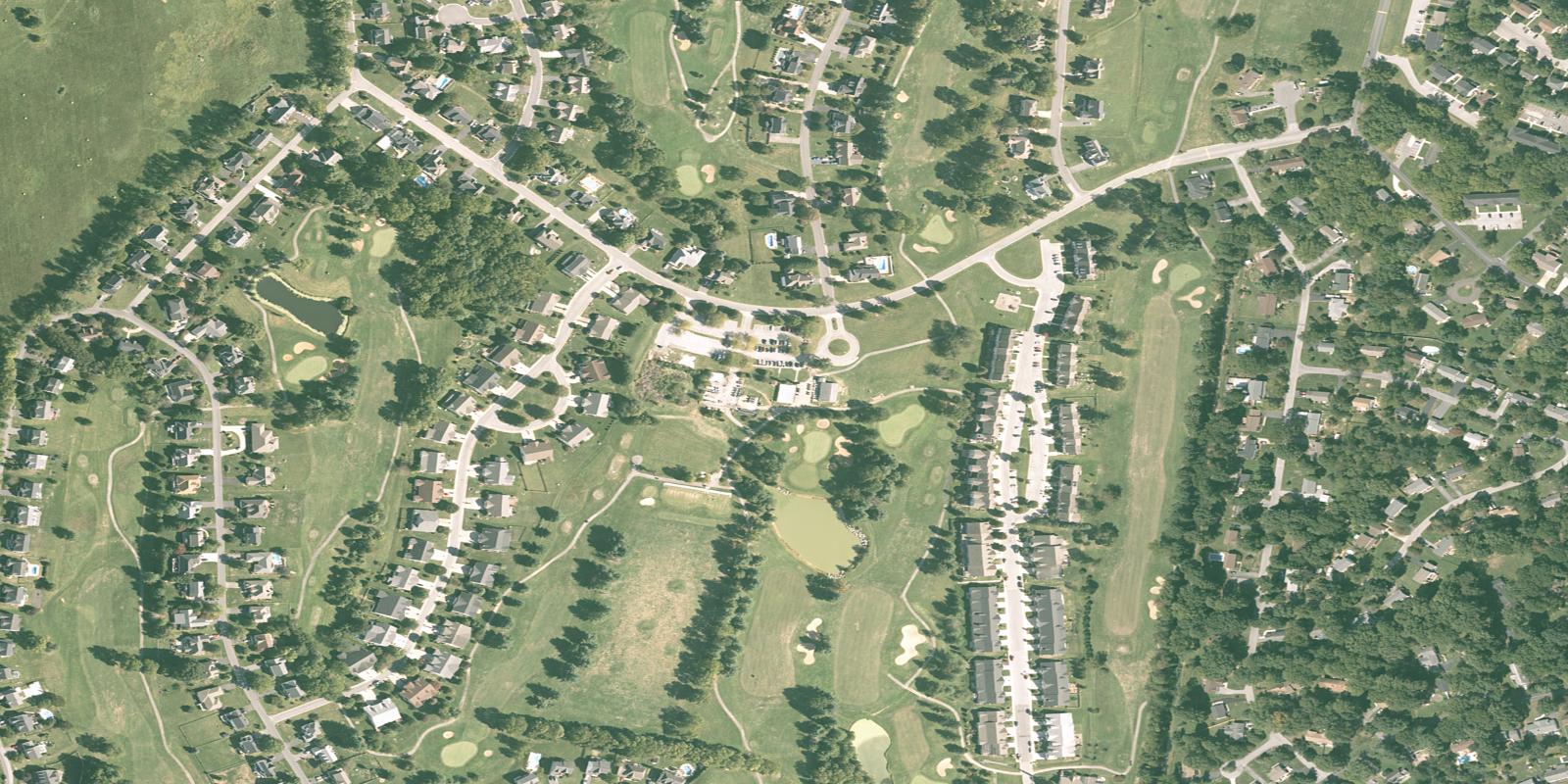Satellite view of Locust Hill Golf Course