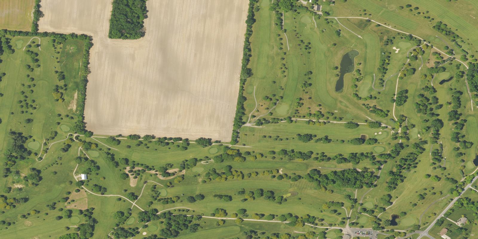 Satellite view of Locust Hills Golf Course