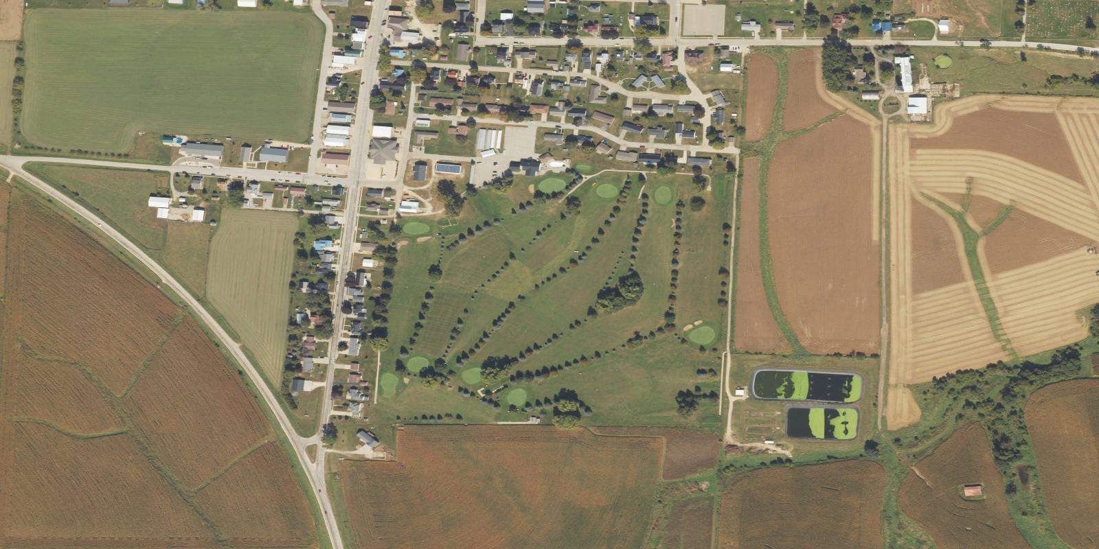 Satellite view of Lone Pine Golf Course