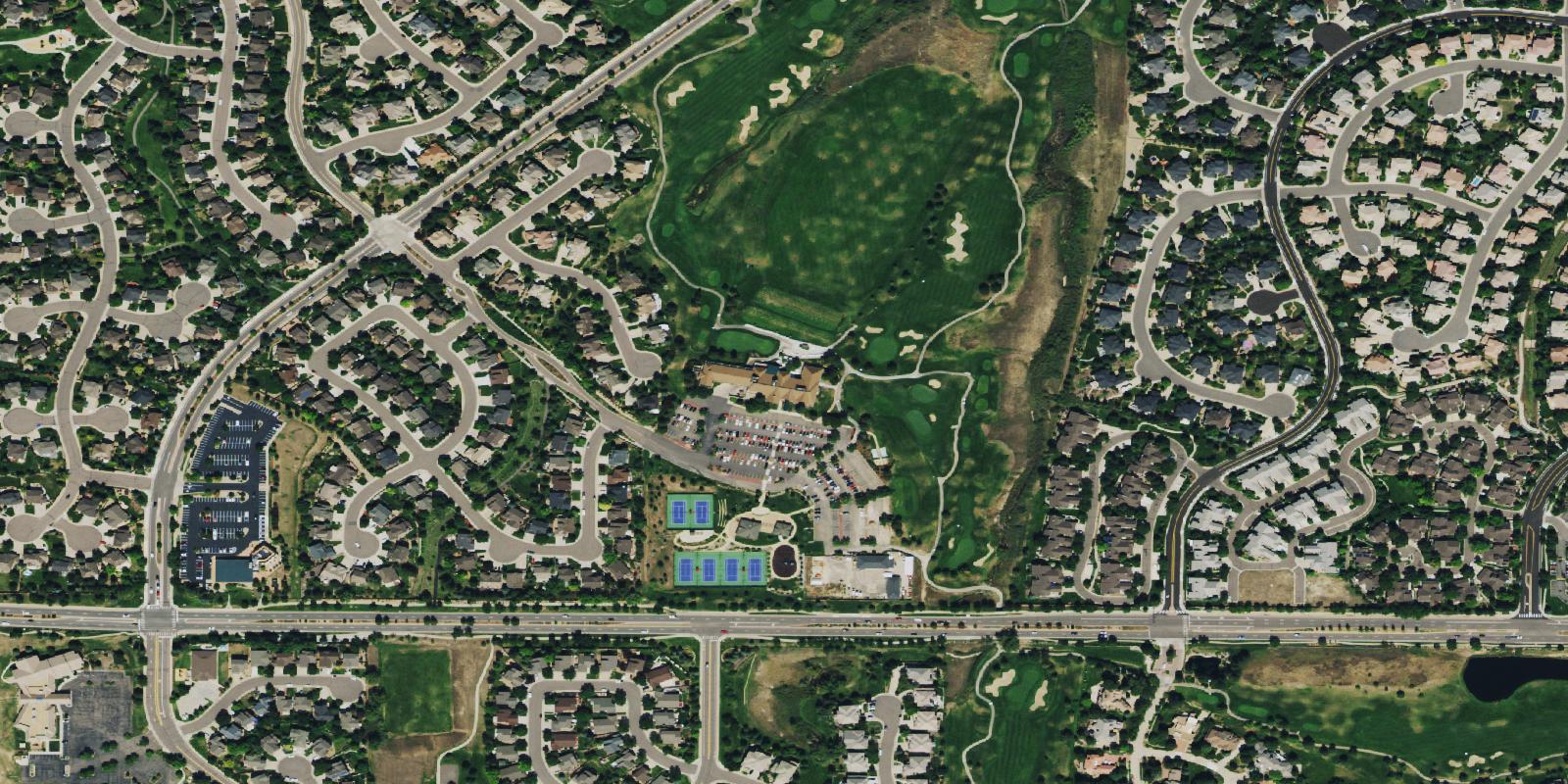 Satellite view of Lone Tree Golf Club