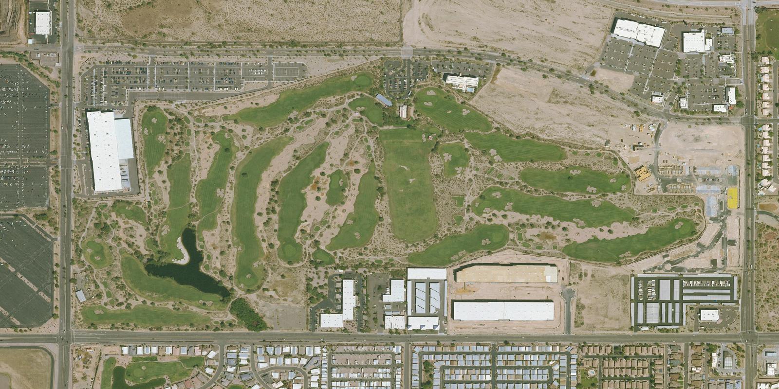 Satellite view of Longbow Golf Club