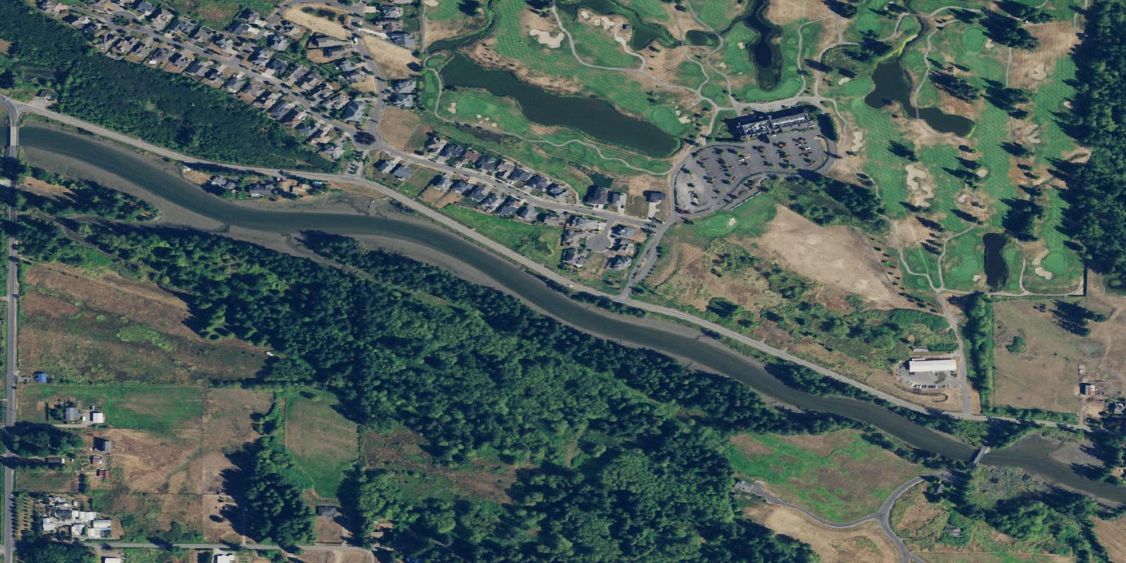 Satellite view of Loomis Trail
