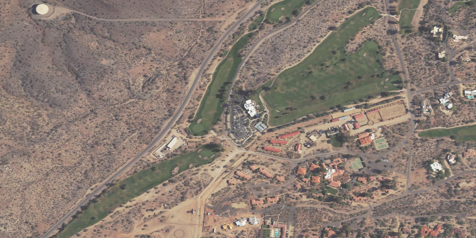 Satellite view of Los Caballeros Golf Club