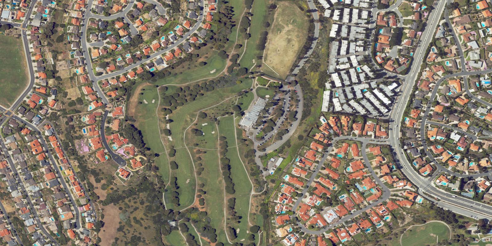 Satellite view of Los Verdes Golf Course