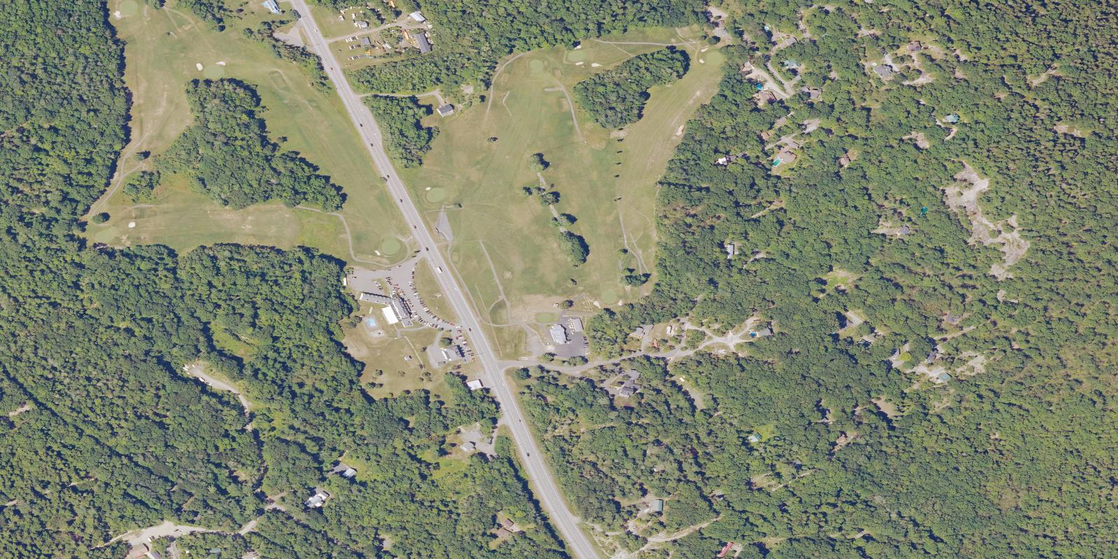 Satellite view of Lucerne In Maine
