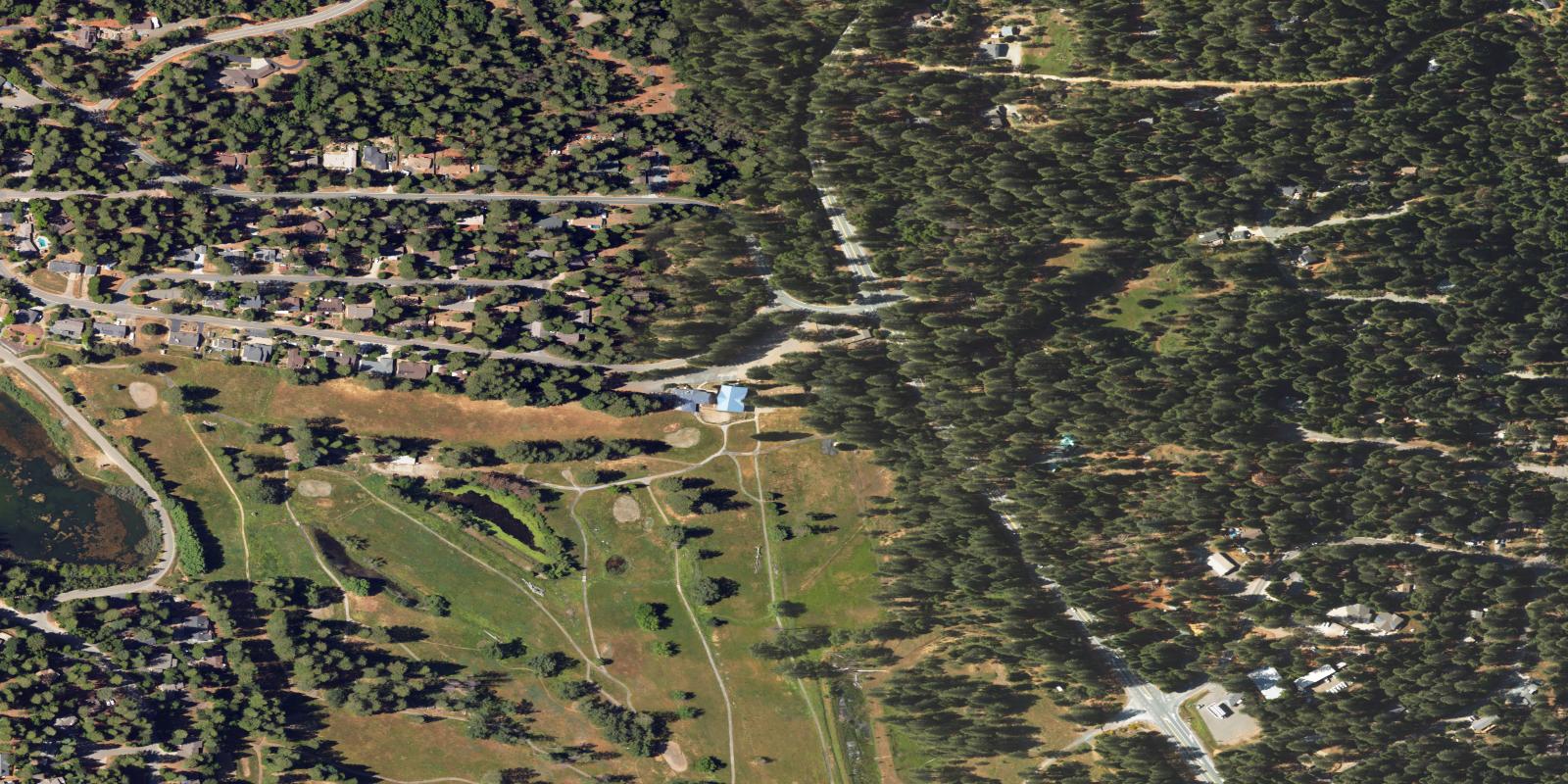 Satellite view of Mace Meadow Golf Course