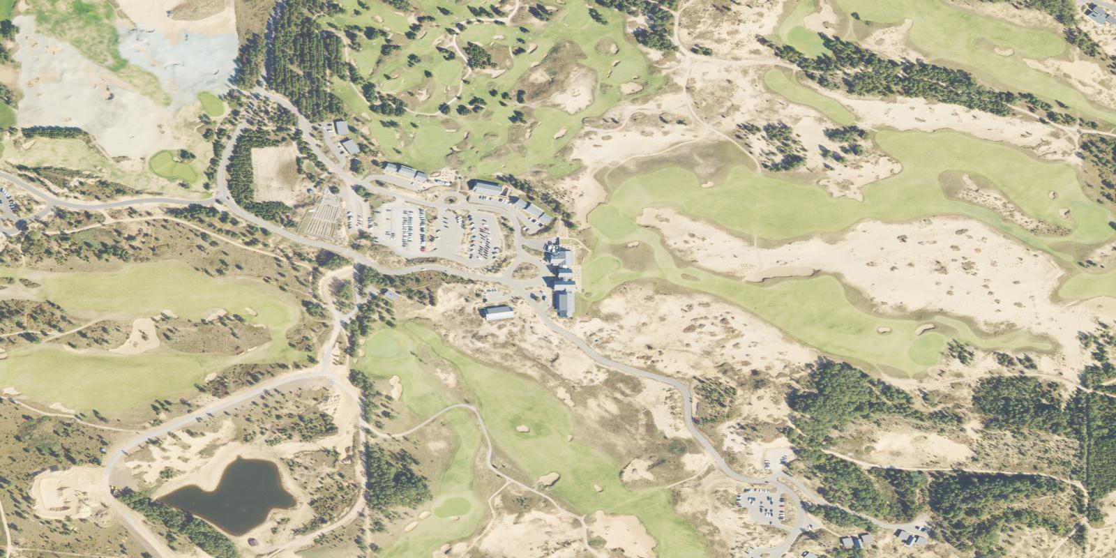 Satellite view of Mammoth Dunes