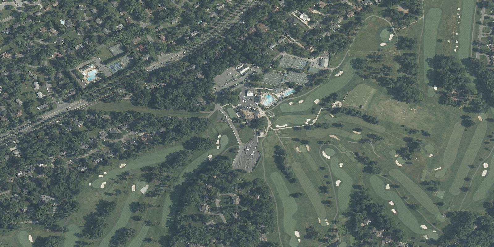 Satellite view of Manor Country Club